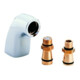 Grohe Standanschluss Chiara 12092 1/2" Ausladung 57mm Auslaufhöhe 70mm chrom-1