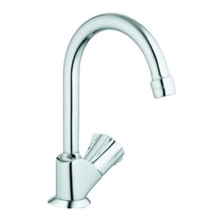 Grohe Standventil Costa chr, schwenkb. Rohrausl, Markierung blau