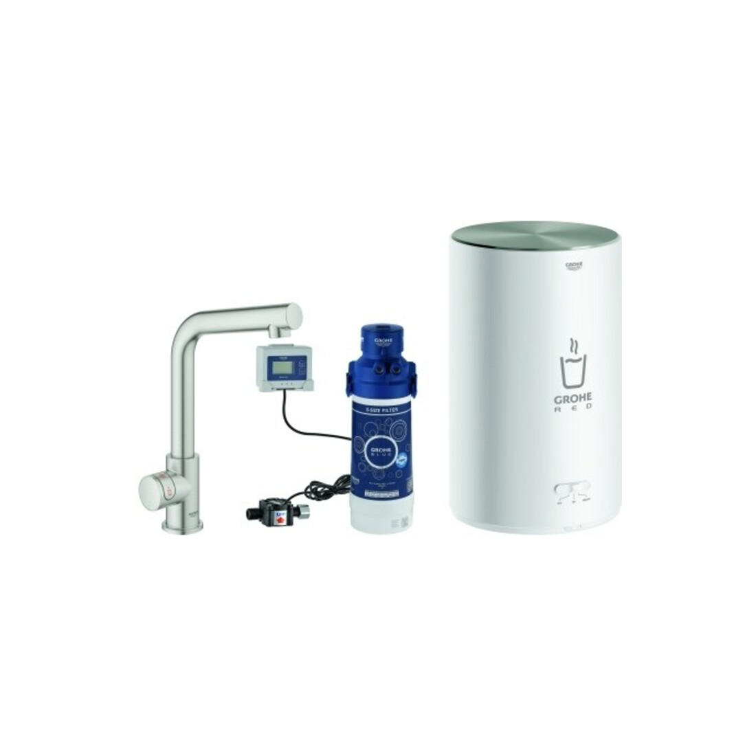 Grohe Standventil Red Mono superst., M-Size, m Standvtl. und Boiler