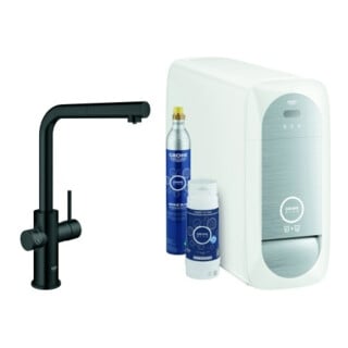 Grohe Starterkit Blue Home 31539 azb. Mouss. BT/WIFI L-Ausl. velvet black