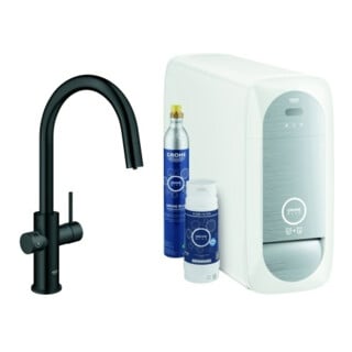 Grohe Starterkit Blue Home 31541 azb. Mouss. BT/WIFI Sort velours
