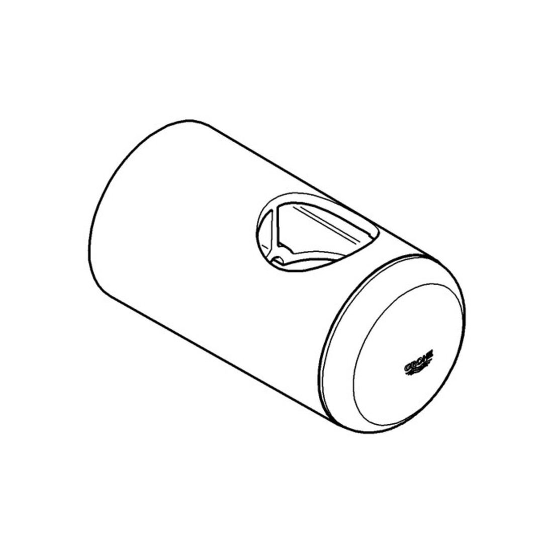 Grohe Support de barre de douche 45362 pour barre Relexa 600 mm chrome