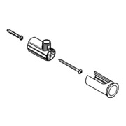 Grohe Support de barre de douche 48092 chrome-3