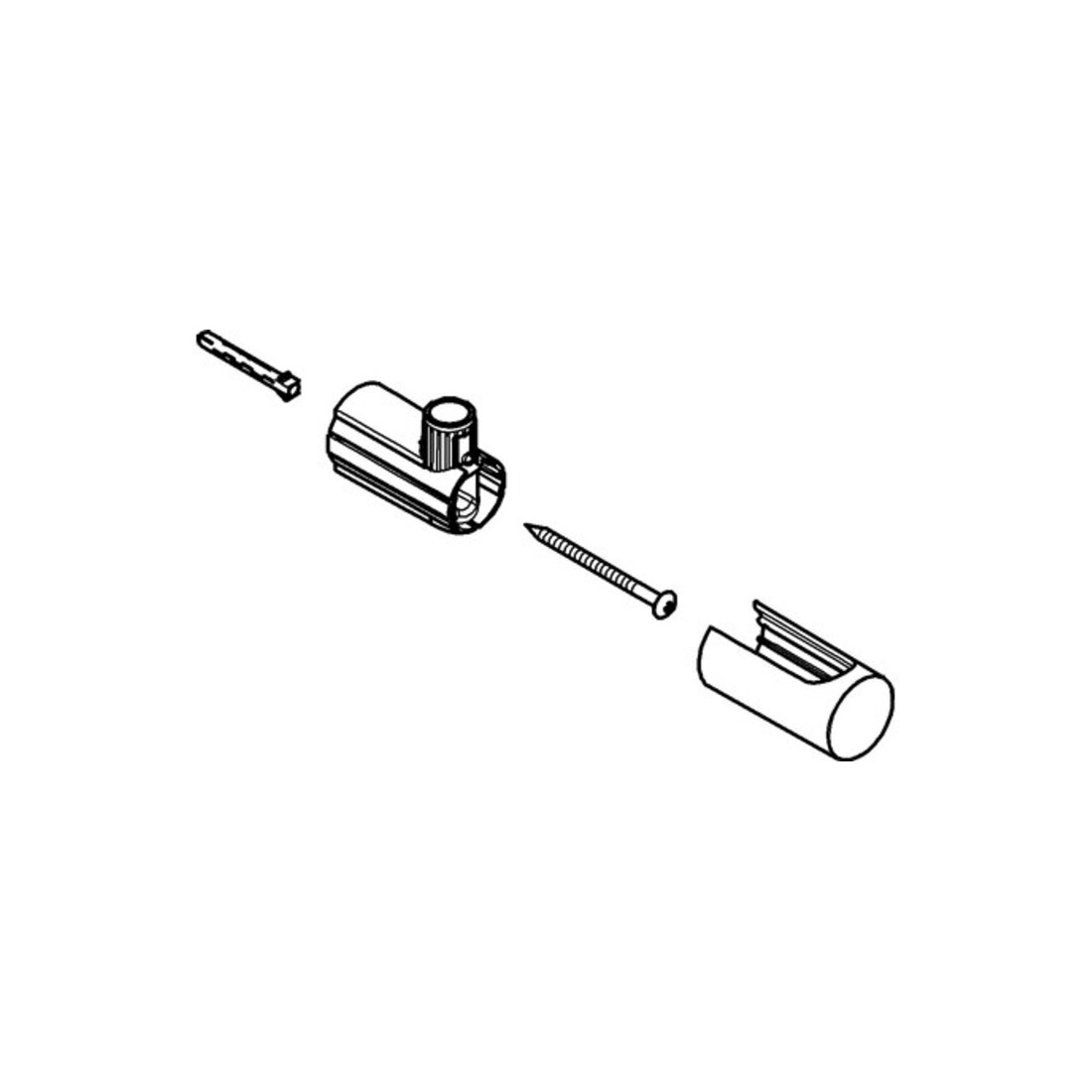 Grohe Support de barre de douche 48095 chrome chrome