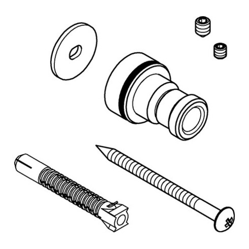 Grohe Support de barre de douche 48423 chrome