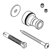 Grohe Support de barre de douche 48423 chrome-4