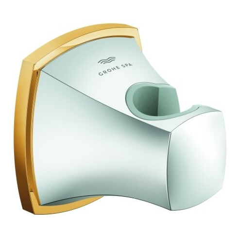 Grohe Support de douchette Grandera montage mural, chrome/or