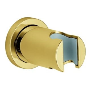 Grohe Support de douchette Rainshower non réglable, rosace ronde, cool sunrise