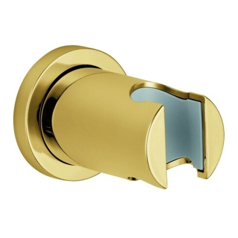 Grohe Support de douchette Rainshower non réglable, rosace ronde, cool sunrise