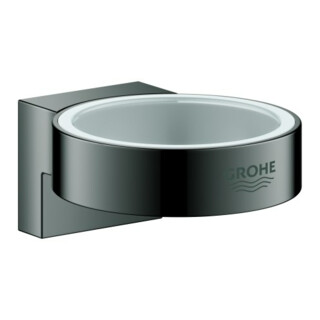 Grohe Support Selection hd graphite, pour verre et distributeur de savon