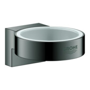 Grohe Support Selection hd graphite, pour verre et distributeur de savon