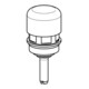 Grohe Surface-Montage-Umschalter 440028 pour robinets Eichelberg jusqu'à 1997 chrome-4
