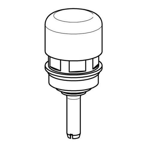Grohe Surface-Montage-Umschalter 440028 pour robinets Eichelberg jusqu'à 1997 chrome