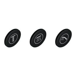 Grohe Symbolkappen SmartControl frosted granite, für Aufputzarmaturen