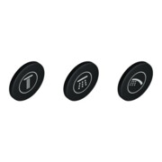 Grohe Symbolkappen SmartControl frosted granite, für Aufputzarmaturen
