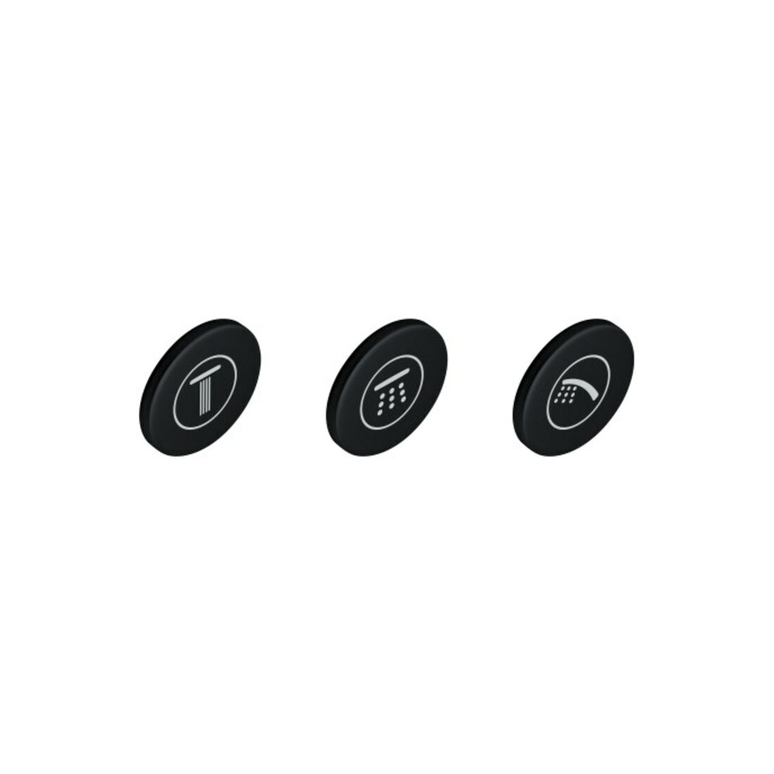 Grohe Symbolkappen SmartControl frosted granite, für Aufputzarmaturen