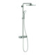 Grohe Système de douche Euphoria SmartC 310 Duo inox, thermostat AP, bras pivotant 45 cm-1