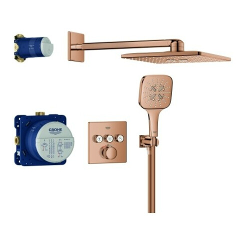 Grohe Système de douche Grohtherm Smartcontrol encastré, avec RS. SmartActive 310 Cube, blanc