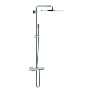 Grohe Système de douche Rainshower 400 avec thermostat AP, montage mural, chrome