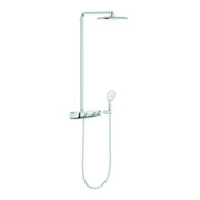 Grohe Système de douche SmartControl 360 Mono blanc, avec thermostat mural, bras de douche 50 cm