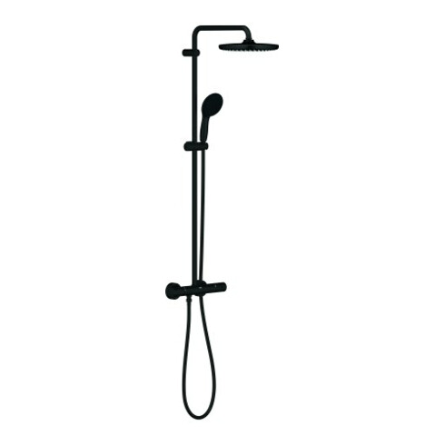Grohe Système de douche Tempesta 250 pour montage mural, noir mat