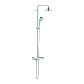 Grohe Système de douche Tempesta C 160 avec thermostat apparent, montage mural, chrome