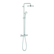 Grohe Système de douche Tempesta Cosmopolitan 210 chr, avec thermostat AP, bras pivotant 39 cm