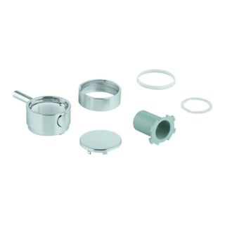Grohe Temperaturwählgriff 49089 rund für Thermostat-Fertigmontagesets chrom