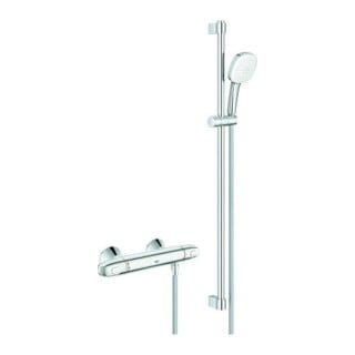 Grohe Thermostat-Brausebatterie Grohtherm 1000 34824_5 mit Brausegarnitur 900mm chrom