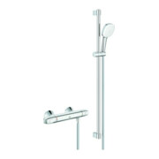 Grohe Thermostat-Brausebatterie Grohtherm 1000 34824_5 mit Brausegarnitur 900mm chrom