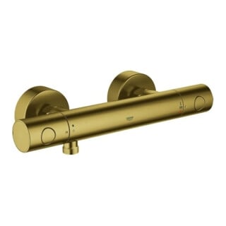 Grohe Thermostat-Brausebatterie Grohtherm 1000 Cosmopolitan 1/2", Wandmont., cool sunrise gebürstet
