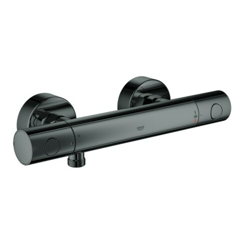Grohe Thermostat-Brausebatterie Grohtherm 1000 Cosmopolitan hard graphite, DN 15, Wandmontage