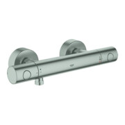 Grohe Thermostat-Brausebatterie Grohtherm 1000 Cosmopolitan supersteel, DN 15, Wandmontage