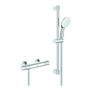 Grohe Thermostat-Brausebatterie Grohtherm 800 34565_2 mit Brausegarnitur 600mm chrom