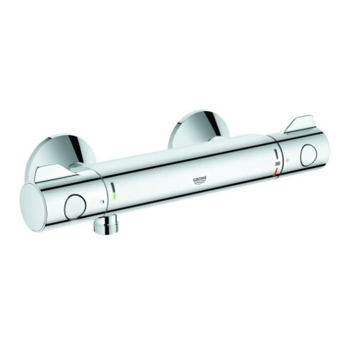 Grohe Brause-Thermostat Grohtherm 800 chrom, DN 15, Wandmontage