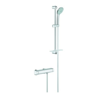 Grohe Thermostat de douche Grohtherm 2000 chrome, DN 15, avec garniture de douche