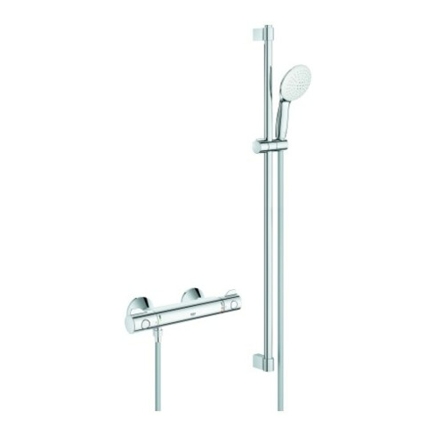 Grohe Thermostat de douche Grohtherm 800 m, 1/2", montage mural, chrome