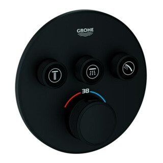 Grohe Thermostat Grohtherm SmartControl 29508 3 ASV FMS pour 35604 noir fantôme