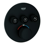 Grohe Thermostat Grohtherm SmartControl 29508 3 ASV FMS pour 35604 noir fantôme