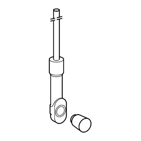 Grohe Tuyau de chasse 43905 chrome pour réservoir de chasse, PG 12