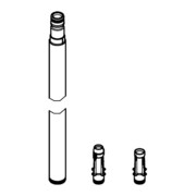 Grohe Tuyau de douche de rechange 15 cm plus court que l'original, chrome-3