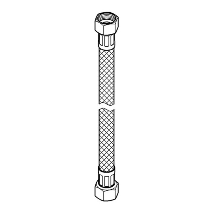Grohe Tuyau de raccordement 07227 pour système de douche Taron 1/2"x1/2"x770 chrome