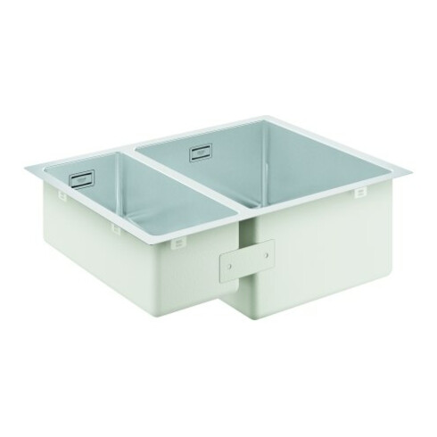 Grohe UB-Spüle K700U 60-S 59,5/45 1.5 rh 59,5x45cm, 1,5 Beck., EB re, Edelstahl
