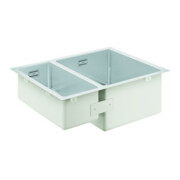 Grohe UB-Spüle K700U 60-S 59,5/45 1.5 rh 59,5x45cm, 1,5 Beck., EB re, Edelstahl