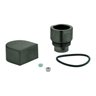 Grohe Umstellknopf 48494 für 3-/4-Loch EH-Wannenkomb. hard graphite gebürstet