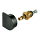 Grohe Umstellung 48451 für EHM Wanne Wand-/Bodenmontage hard graphite geb.-1