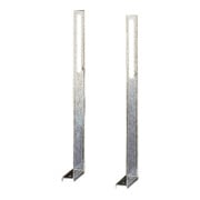 Grohe Uniset supports pour WC et bidet, 2 pièces, galvanisés