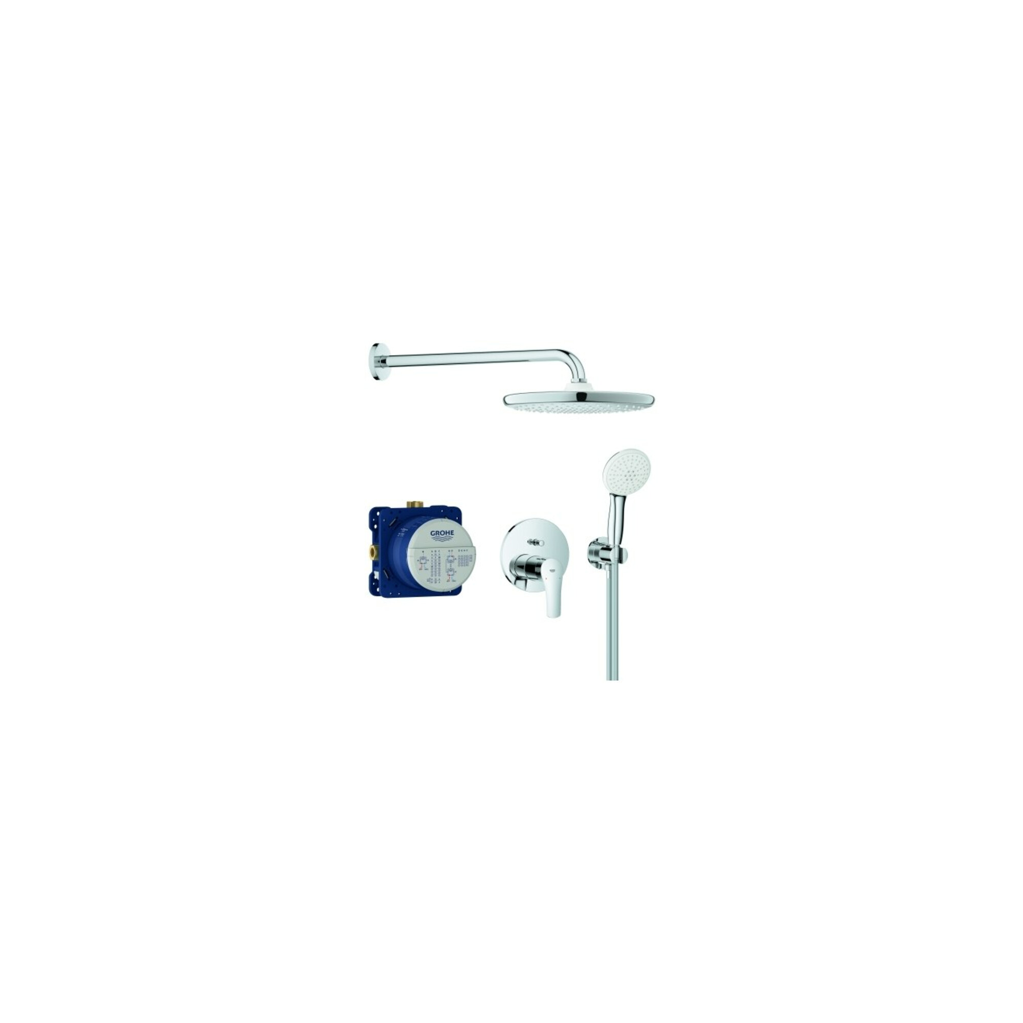 Grohe Unterputz-Duschsystem Eurosmart mit Tempesta 250, chrom