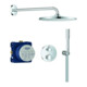 Grohe Unterputz-Duschsystem Grohtherm 34869 THM Thermostat 2 Abgänge chrom-1