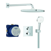 Grohe Unterputz-Duschsystem Grohtherm 34871 mit FMS eck./SmartBox/Kopfb./Brause-Set chrom